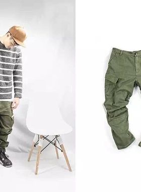 两色现货 MOST WANTED Regular Cargo 直筒工装裤 水洗 军事 厚实
