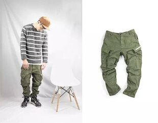 两色现货 MOST WANTED Regular Cargo 直筒工装裤 水洗 军事 厚实