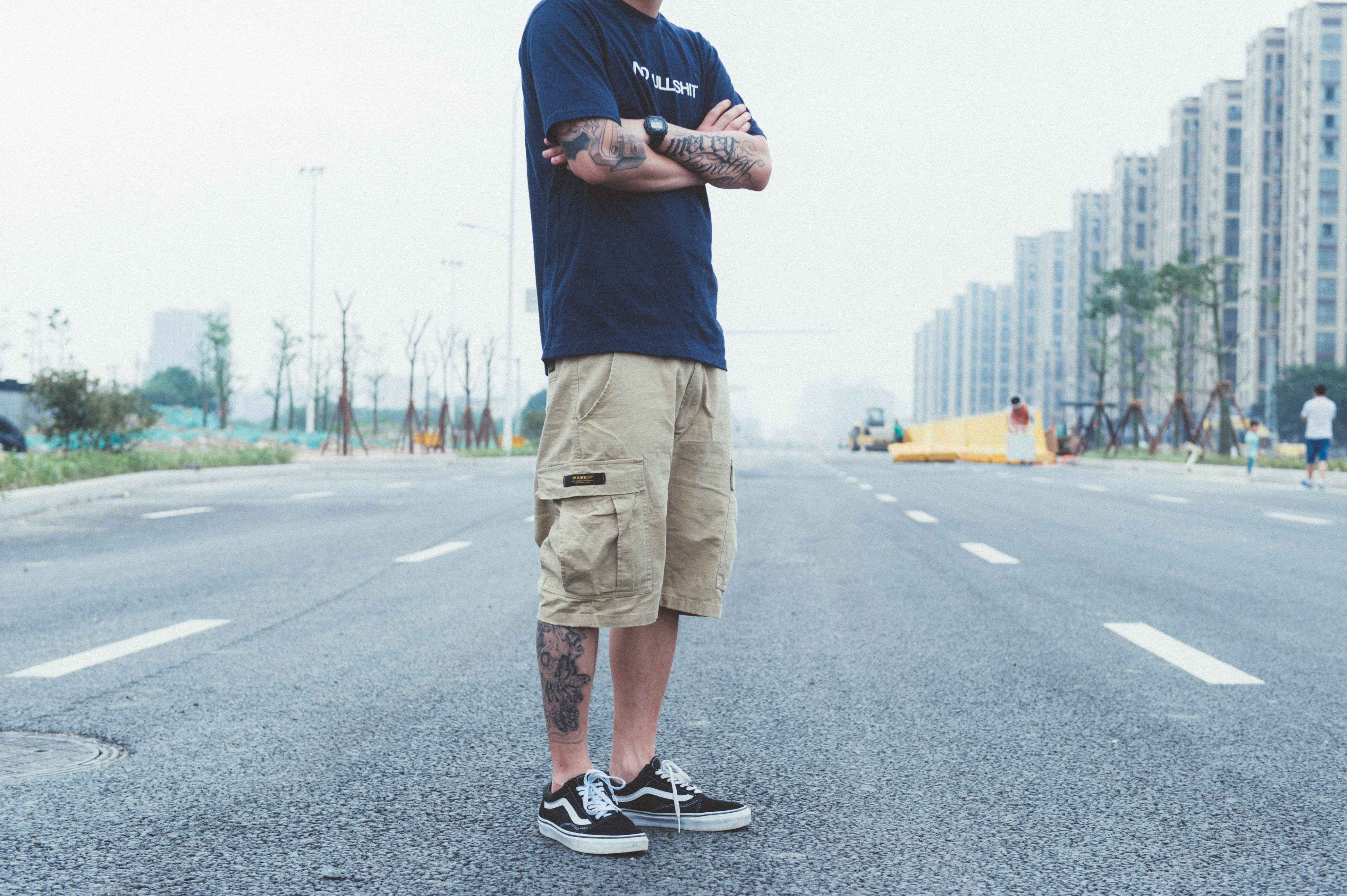 【帅到爆炸】Wassup Jungle Chopped Shorts 石墨 水洗 工装短裤