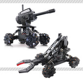 跨境新品 甲坦克车水弹车漂移越野车玩具车 遥控机甲战炮DIY对战装