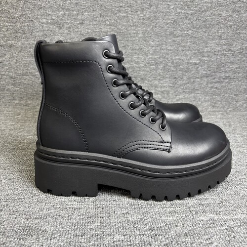 西班牙Za新款男士马丁靴厚底增高短筒靴子百搭休闲鞋