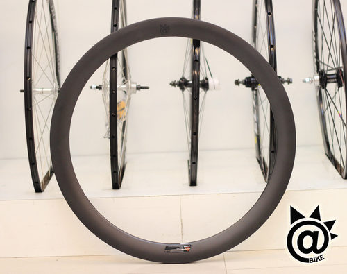 @BIKE FIXED GEAR OCTACHI UD纳米碳纤50MM 破风刀圈 开口胎