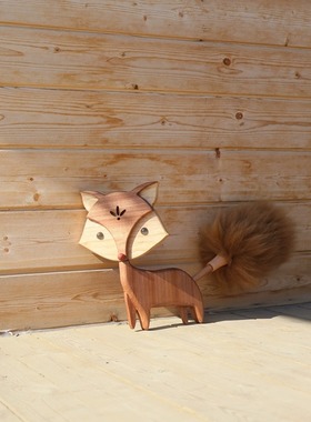 《小王子》原创意小狐狸墙壁挂饰