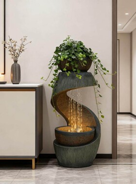 石头流水摆件室内装饰点睛之笔