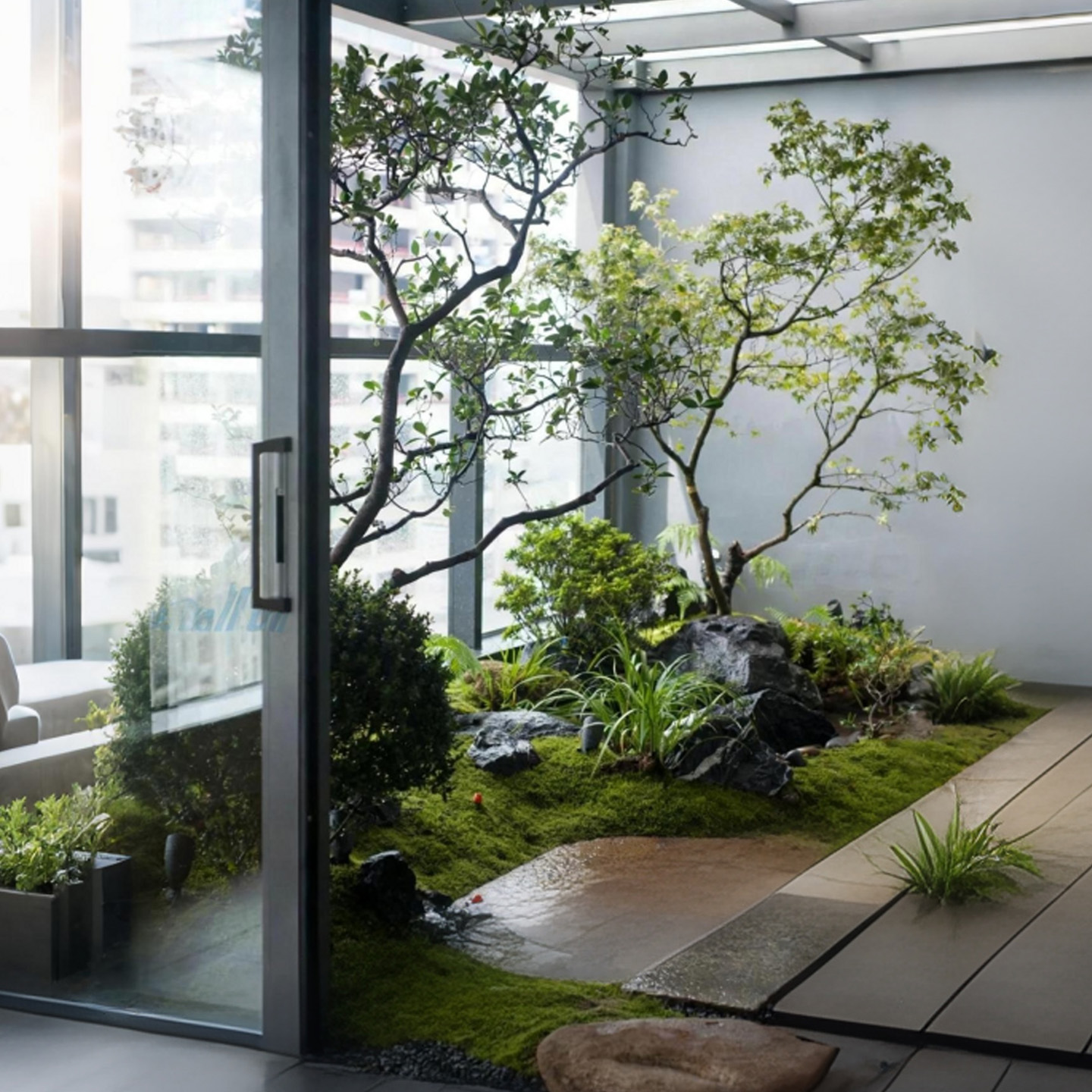 仿真马醉木绿植造景高端仿生植物