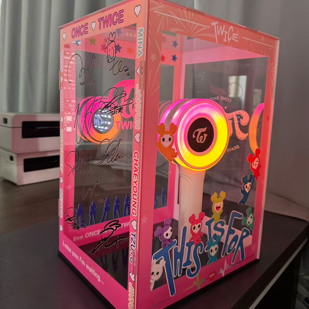 TWICE应援棒收纳盒亚克力展示柜演唱会ONCE特制纪念品收藏纪念