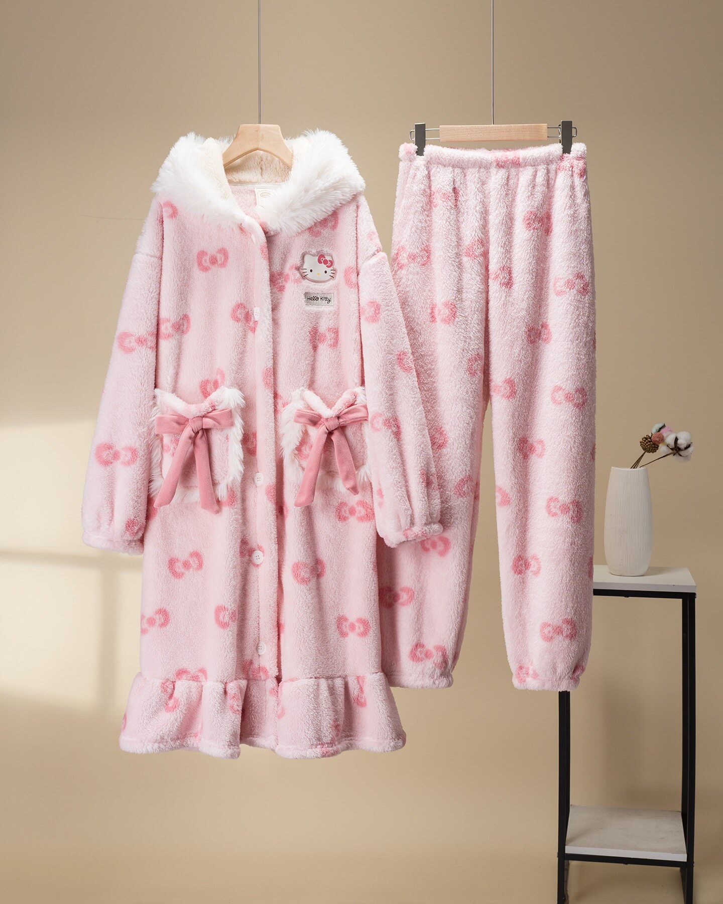 HelloKitty睡衣女冬季睡袍/浴袍