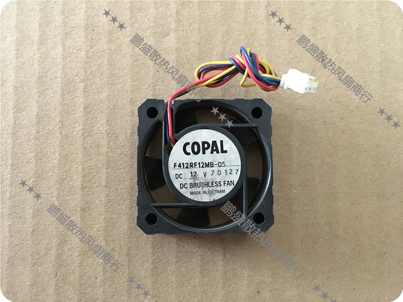 ★★★ COPAL科宝 F412RF12MB-05 12V 4012双轴承3线散热风扇