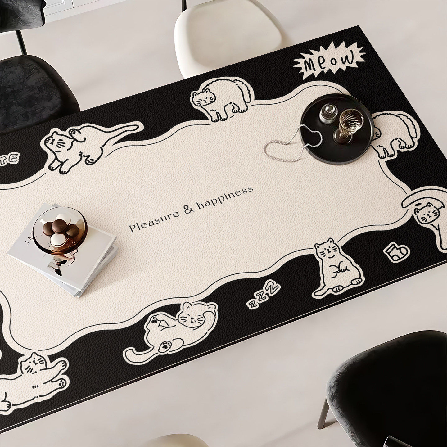 卡通防水防油PVC免洗皮革桌布餐桌垫茶几台布隔热书桌桌面保护垫,居家布艺,桌布,淘宝优惠券,粉丝福利购,淘宝优惠卷