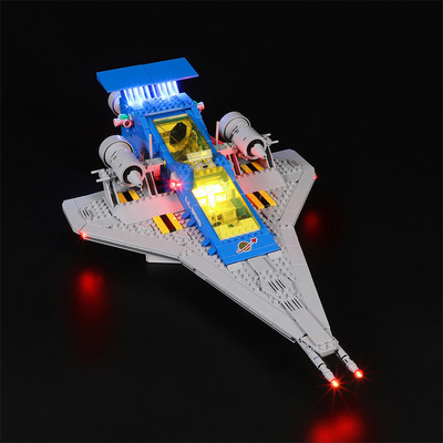 Yeabricks兼容乐高10497银河探索者LED灯饰 拼装玩具积木灯光