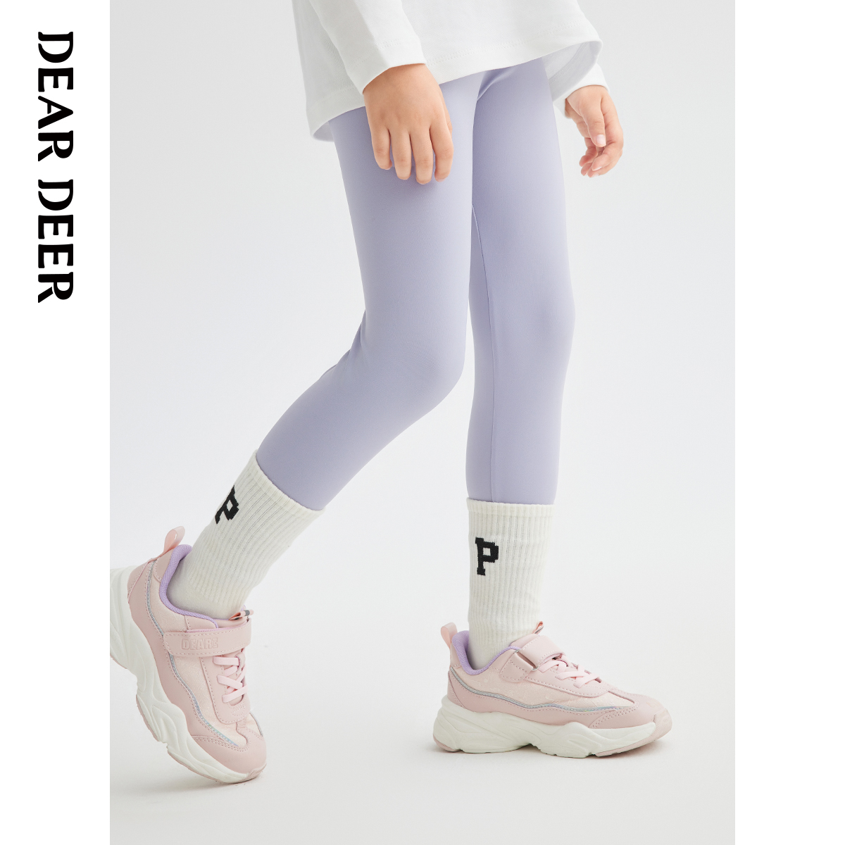 迪迪鹿女童打底裤儿童紧身裤