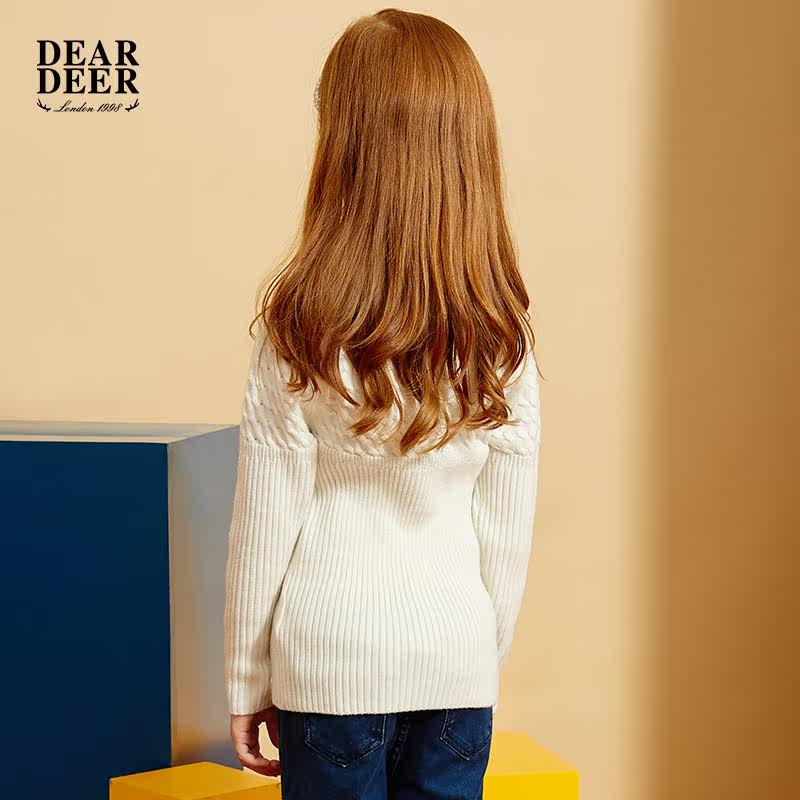 Pull fille DEAR DEER à manche longue - Ref 2105846 Image 3