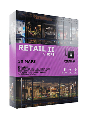(385)wParallax - Retail 2 OSLshader & Map