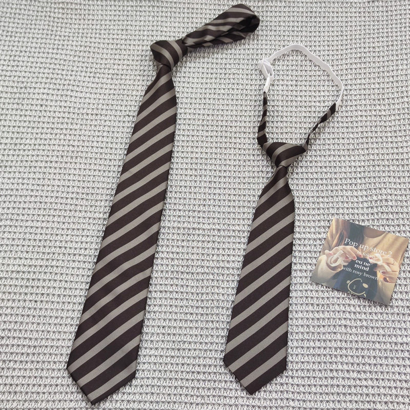 深棕香槟咖啡卡其条纹男女生领带手打免打套装JK日系学院风复古,服饰配件/皮带/帽子/围巾,领带,淘宝优惠券,粉丝福利购,淘宝优惠卷