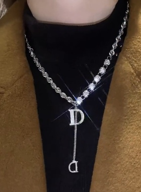 小众高级感字母流苏卫衣链毛衣