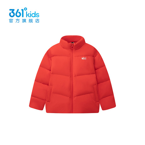 361度短款羽绒服男童2025冬季立领面包服保暖防寒外套K52549902