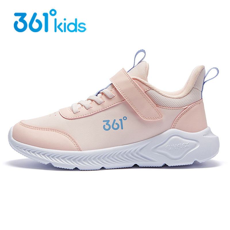 361童鞋女童跑鞋皮面防水2026春季中大童儿童密网运动鞋加绒棉鞋