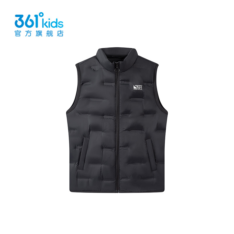 361度男装羽绒马甲2025冬季立领无袖保暖背心外套K52549102,童装/婴儿装/亲子装,羽绒马甲,淘宝优惠券,粉丝福利购,淘宝优惠卷