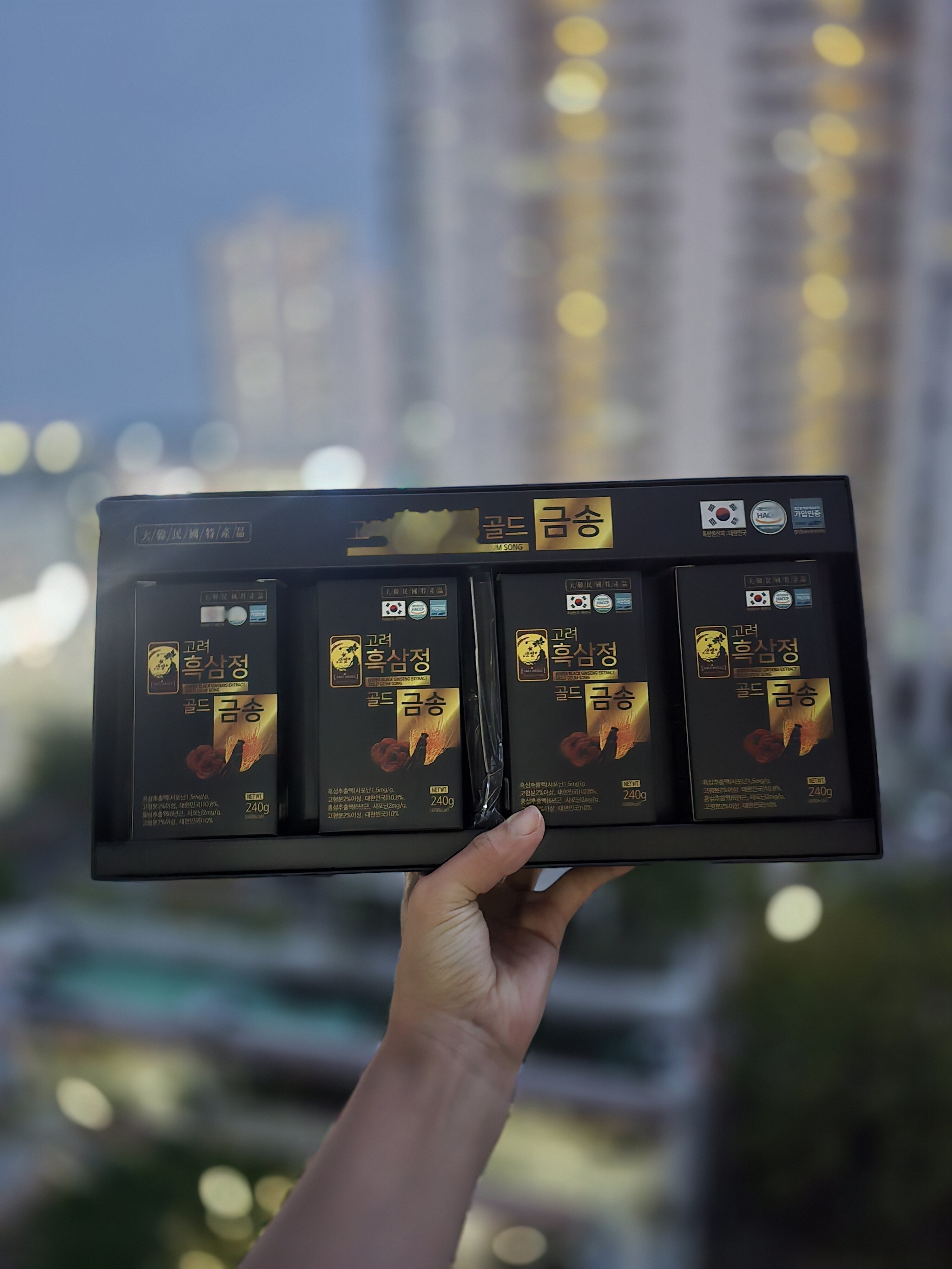 国内现货premium 6年根黑参灵芝浓缩液240g×4瓶全球可邮寄