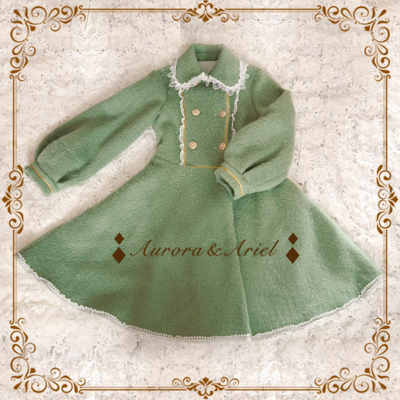 [AA lolita fashion] 冬青园系列 55%羊大衣/超暖和外套 全款现货