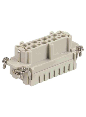 HARTING哈丁09330162702浩亭矩形连接器母头单体插芯