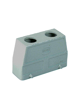 HARTING浩亭09300160462哈丁Han B矩形连接器高结构双锁扣顶出线