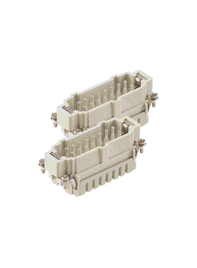 HARTING浩亭09330162626哈丁矩形连接器笼式弹片接线单体插芯