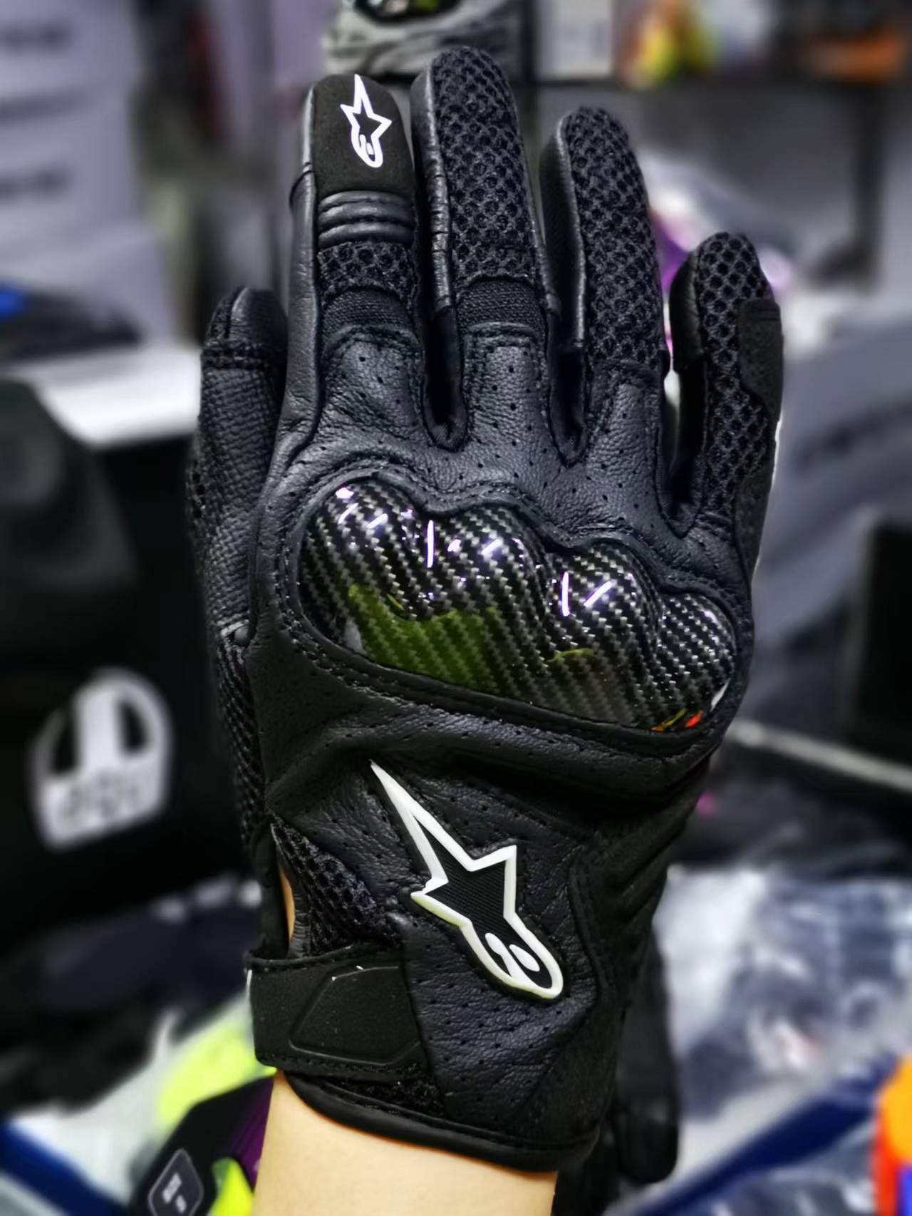 A星 ALPINESTARS SMX 1 夏季透气通勤摩托车机车防护触屏骑行手套