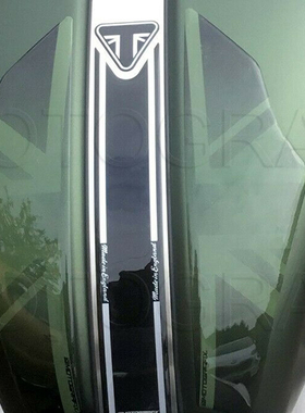 英国 MOTOGRAFIX 凯旋 Scrambler1200 摩托车机车专用鱼骨油箱贴