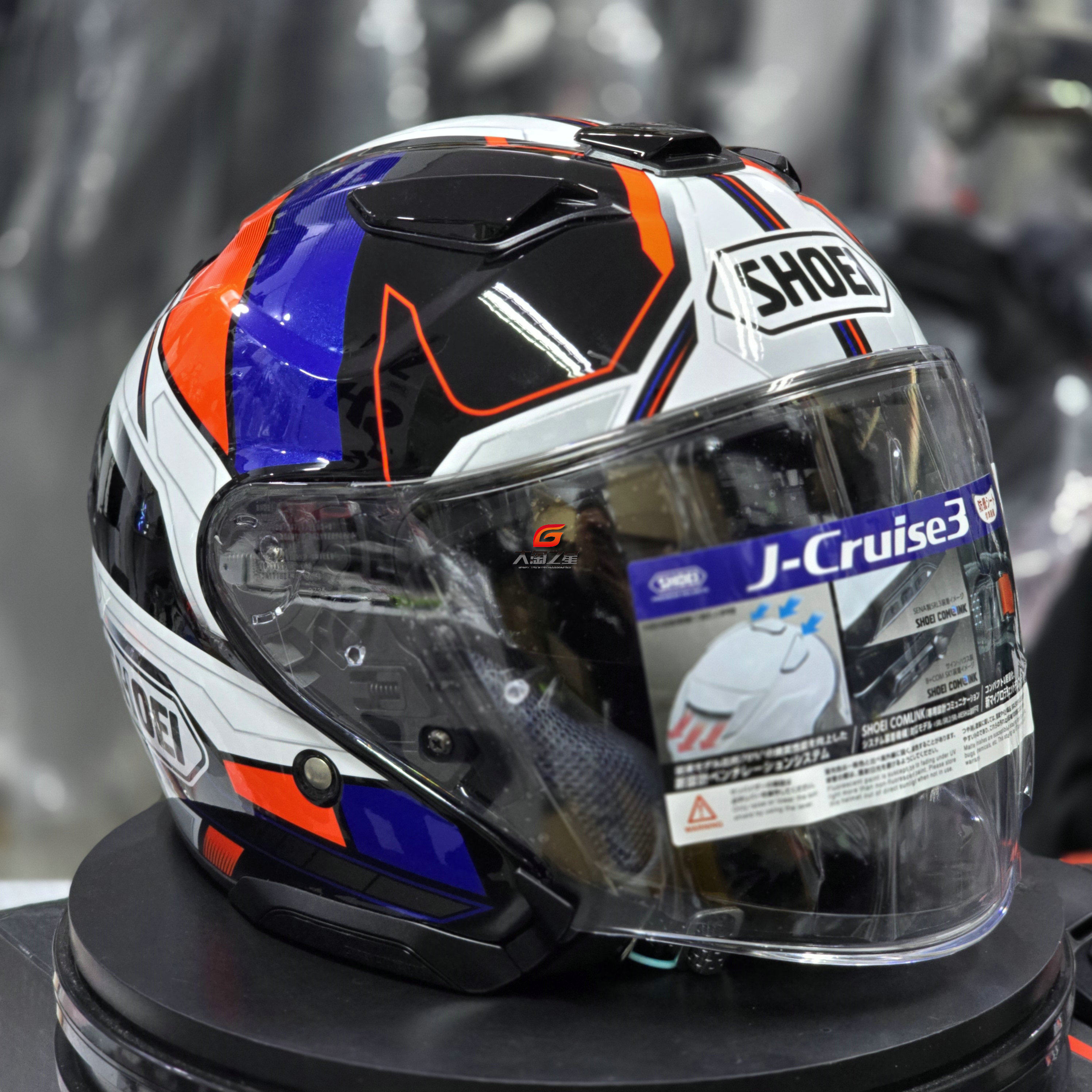 SHOEI J-CRUISE3三代半盔 双镜片3/4春夏透风摩托巡航哈雷JC3头盔
