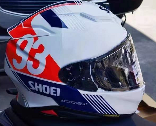shoei z8 m93 摩托车四季头盔马奎斯93号德国站通勤骑行赛车全盔