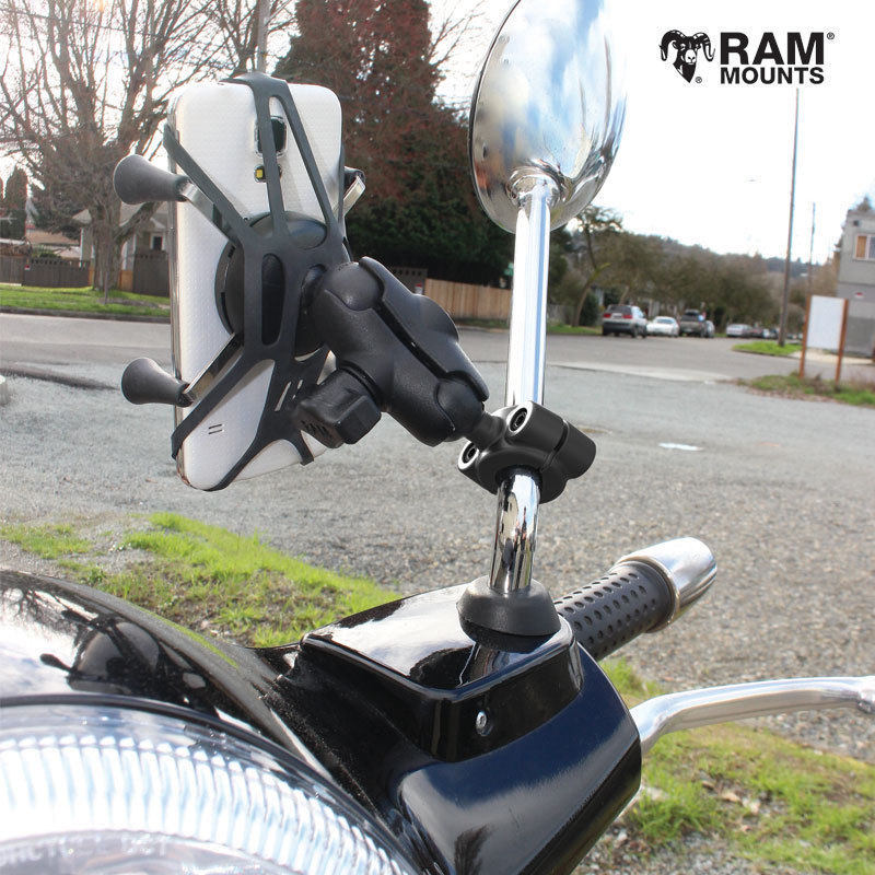 ram美国摩托车后视镜通用支架