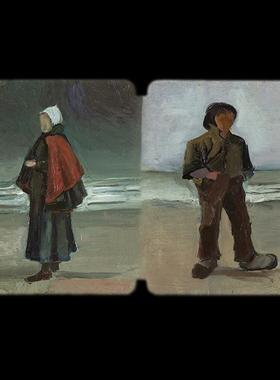 kindle保护套paperwhite6壳2024新款Colorsoft保护壳scribe2|1超薄kpw5|3|4休眠voyage青春版oasis3皮套油画