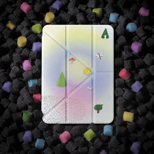 3+Y亚克力ipad带笔槽保护套