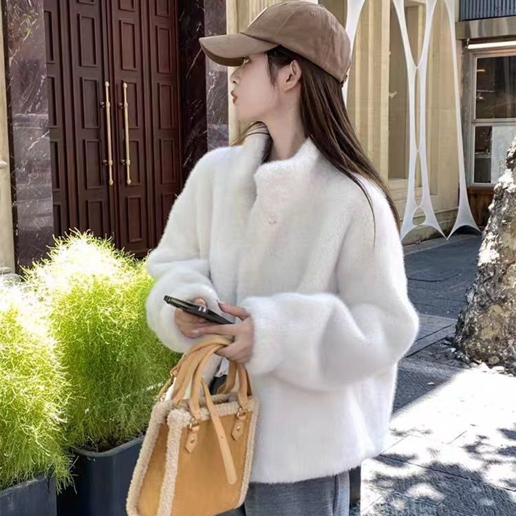 2025年秋冬加厚短款仿水