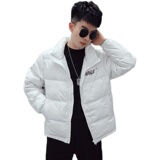 MY08-特P168新款2021社会小伙羽绒服潮牌ins字母立领保暖外套，男装羽绒服，电商A257