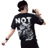 T112021夏季网红潮牌男士短袖新款欧美高街宽松潮流炸街t恤4，男装T恤，电商A257