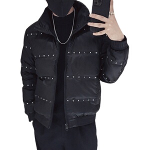MY36-特P138 新款冬季短款棉衣潮牌加厚男装高级感羽绒棉服外套1图片