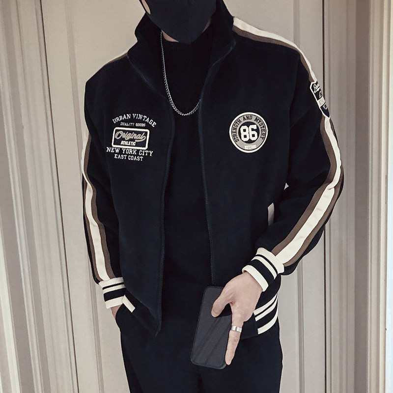 MY37-P138冬季衣外套男仿羊羔绒毛袄2022新款男装羽绒服1,男装棉衣,电商A257