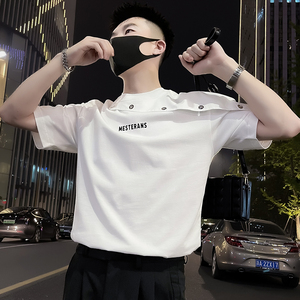 X52-P58 设计感T恤男ins潮牌短袖2024新款夏季男装上衣痞帅气3,男装T恤,电商A257