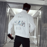 JK808-P105秋季男士夹克外套潮流潮牌亮片网红时尚社会小伙上衣，男装夹克，电商A257
