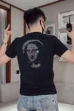 T26-P452021夏季潮流短袖男修身时尚百搭个性印花体恤2，男装T恤，电商A257