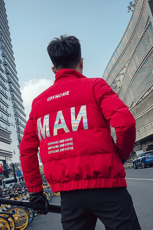 MY81-P145男士冬季加厚潮流立领帅气青少年短款2020爆款棉衣外套,男装棉衣,电商A257