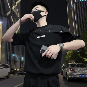 X52-P58 设计感T恤男ins潮牌短袖2024新款夏季男装上衣痞帅气图片