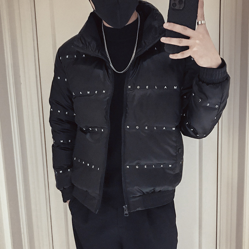 MY36-特P138 新款冬季短款衣潮牌加厚男装高级感羽绒服外套图片