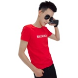 T28-P38夏季潮流印花短袖男修身时尚百搭体恤网红半袖3，男装T恤，电商A257