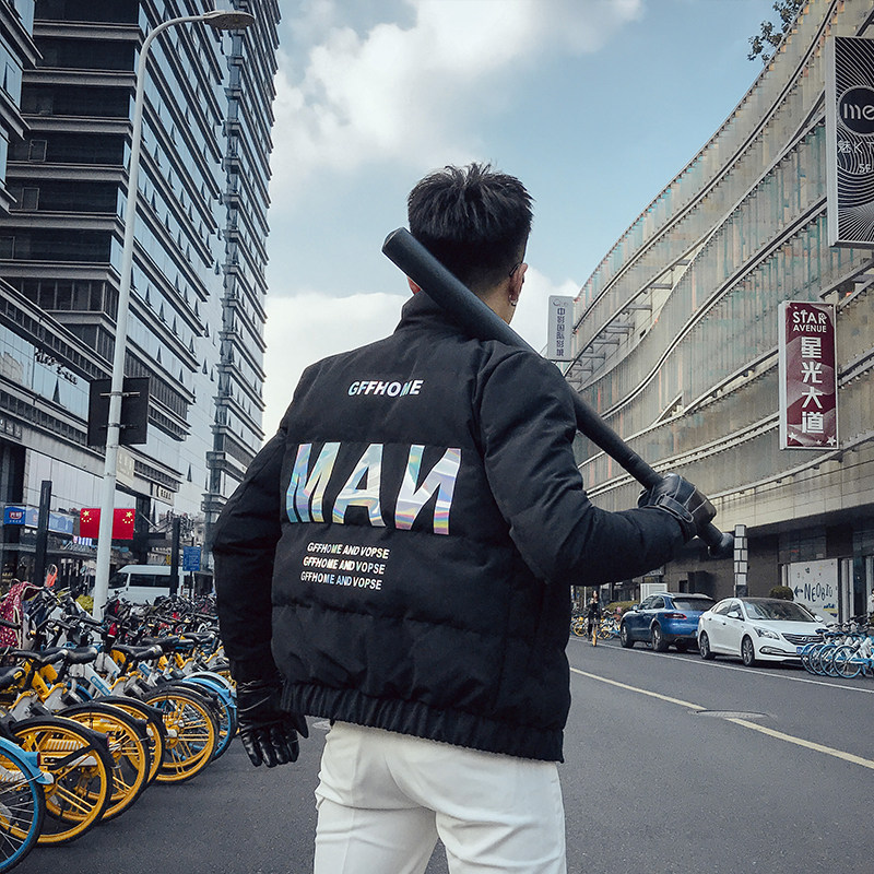 MY81-P145男士冬季加厚潮流立领帅气青少年短款2020爆款棉衣外套,男装棉衣,电商A257