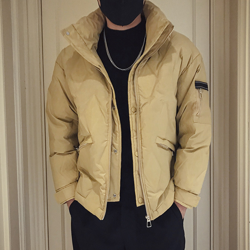 MY38-P178冬季羽绒服男立领外套2022新款男装帅潮牌羽绒衣服,男装羽绒服,电商A257