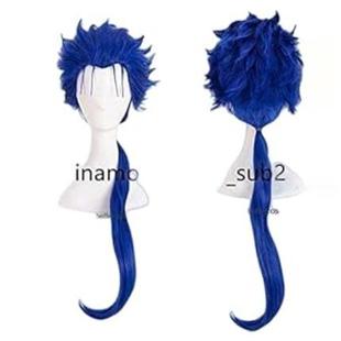 蓝色假发 Fate Stay Night Lancer 库丘林cos假发旧枪cosplay假毛