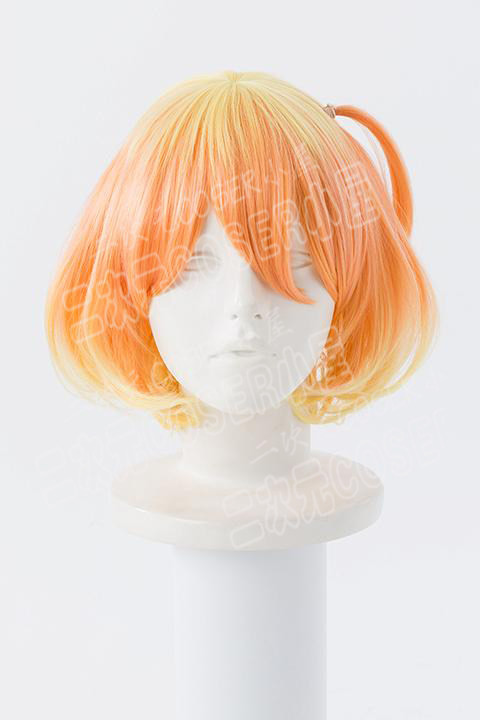 超时空要塞Δdelta 芙蕾雅·薇恩 黄橙渐变cosplay动漫造型假发